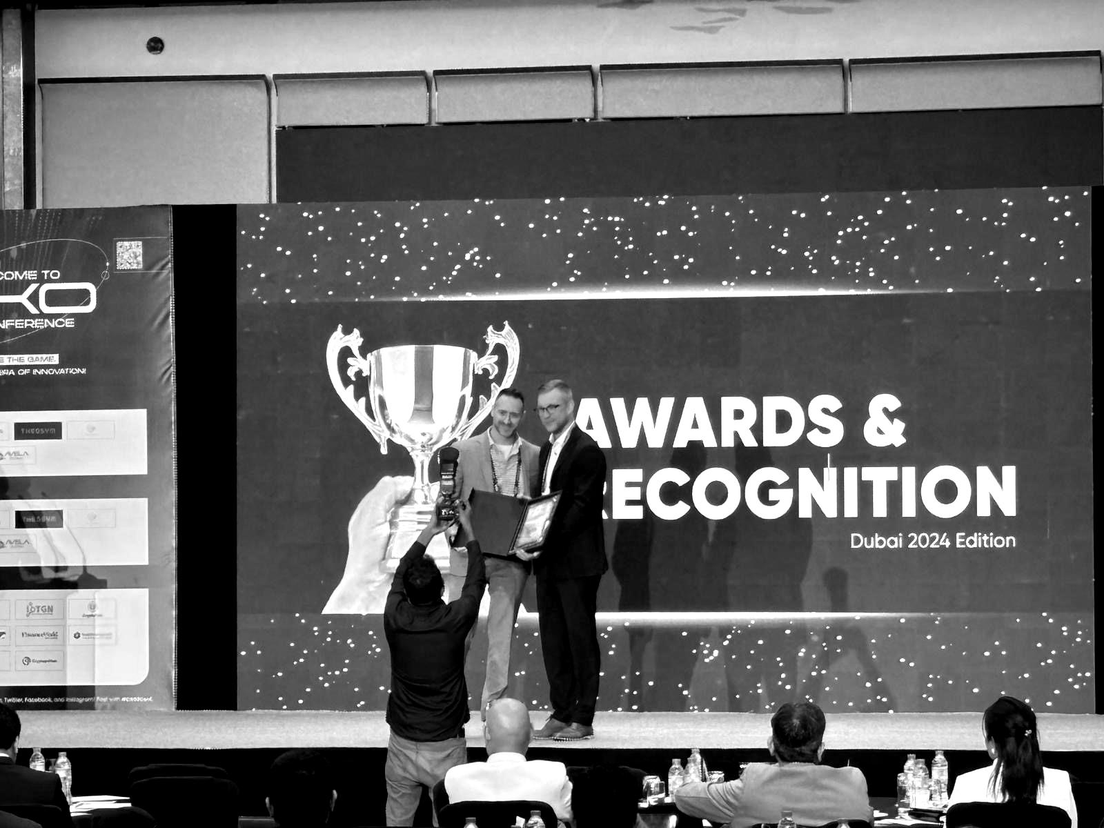 Bryan Montpetit, Chief Growth Officer and Partner at 360 Smart lingo, was awarded the Business Leadership Excellence Award at the CXO 2.0 Conference in Dubai